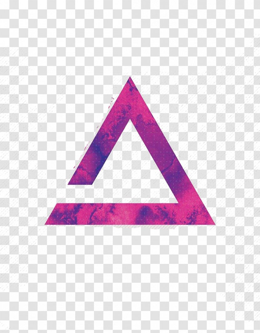 Purple Triangle - Magenta - Violet Transparent PNG