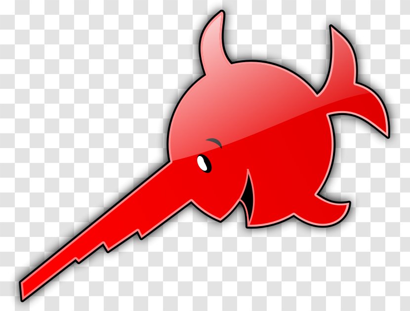 Swordfish Clip Art - Uboat - Red Transparent PNG