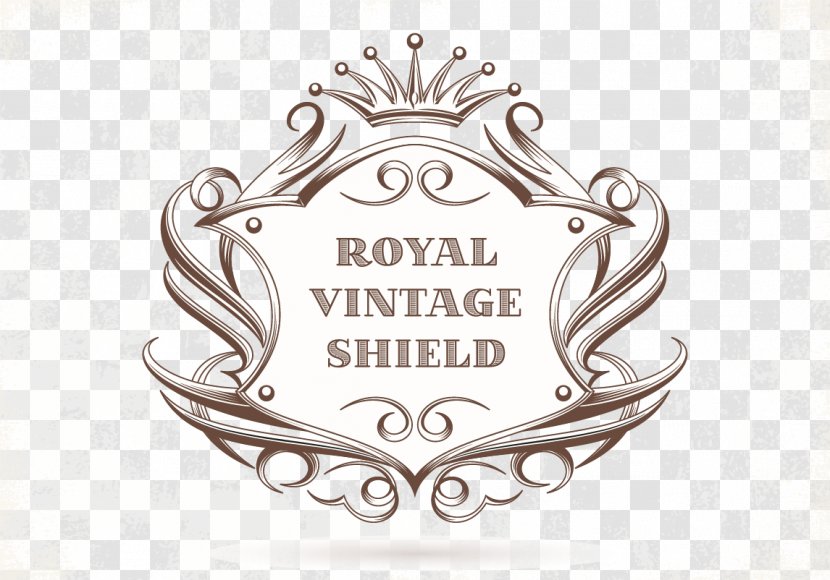 Escutcheon Heraldry Illustration - Poster - Vector Retro Royal Shield Transparent PNG