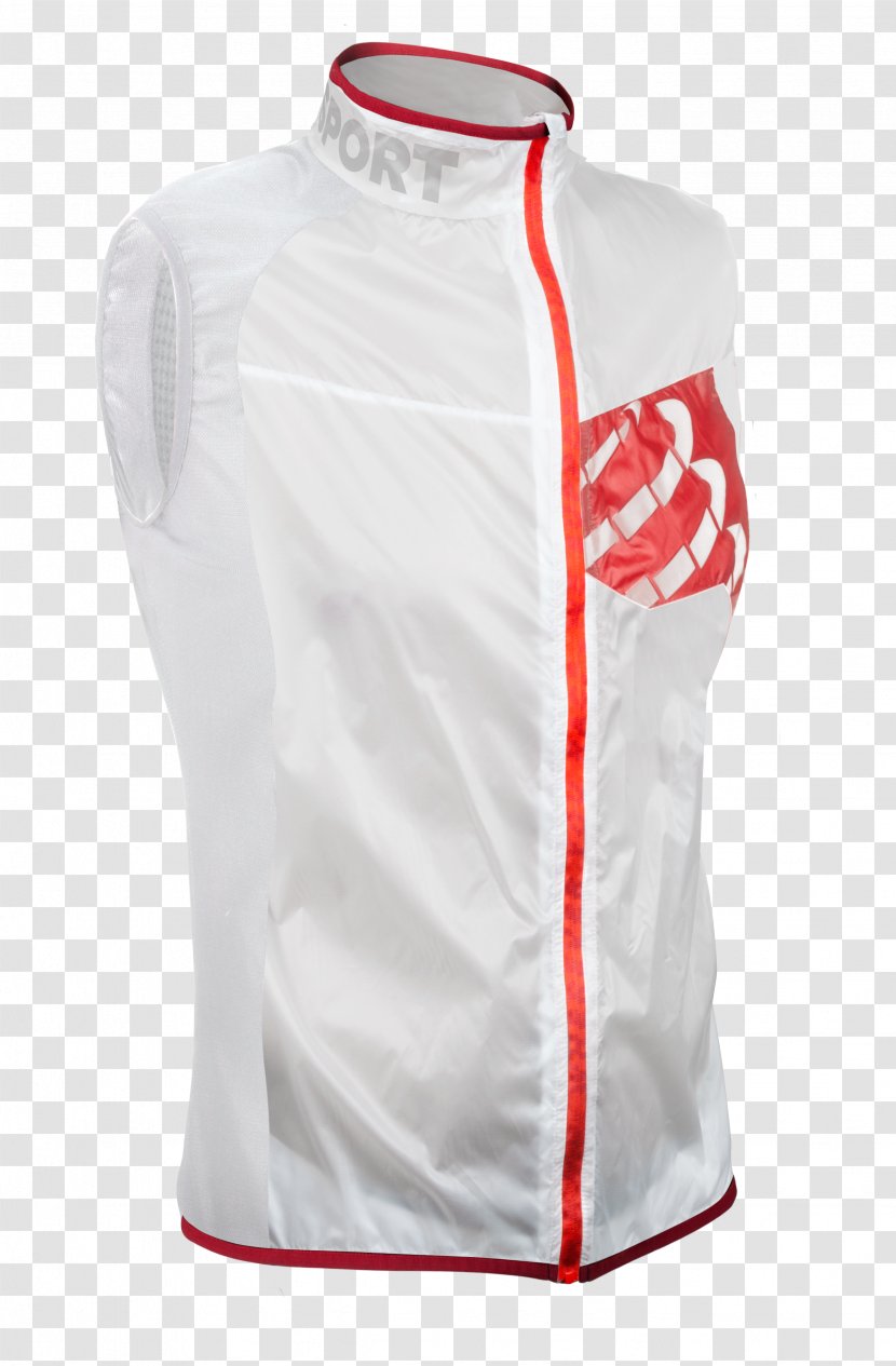 Gilets Jacket Clothing Waistcoat Running - Zipper - White Vest Transparent PNG