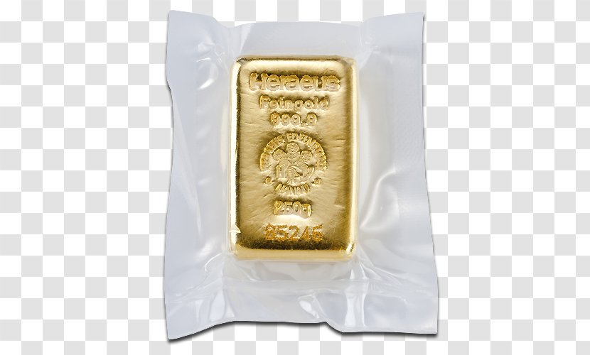 Gold Bar Argor Heraeus Lingotin - Silver Transparent PNG