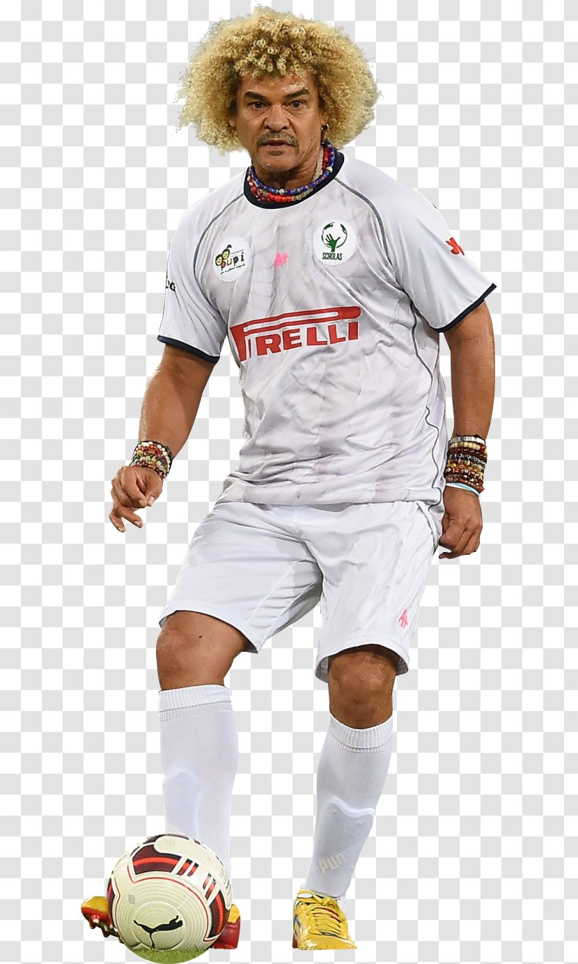 Carlos Valderrama Football Player Jersey Team Sport - Clothing Transparent PNG