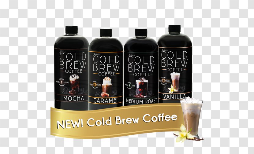 Bottle Cold Brew Latte Cup Cafe - Fluid Ounce Transparent PNG