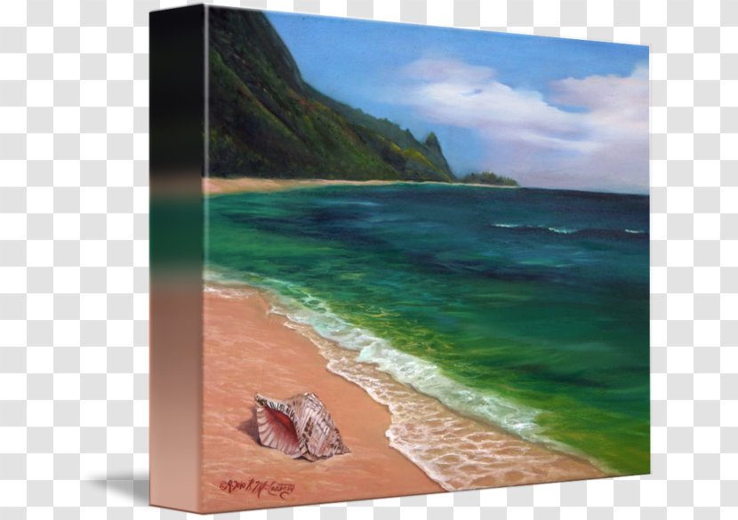 Sea Painting Ocean Inlet Vacation Transparent PNG