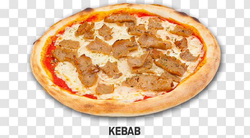 California-style Pizza Sicilian Fast Food Cheese - Kebab Transparent PNG