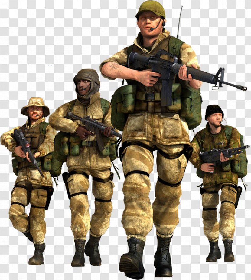 Soldier Video Virtual Reality - Web Template Transparent PNG