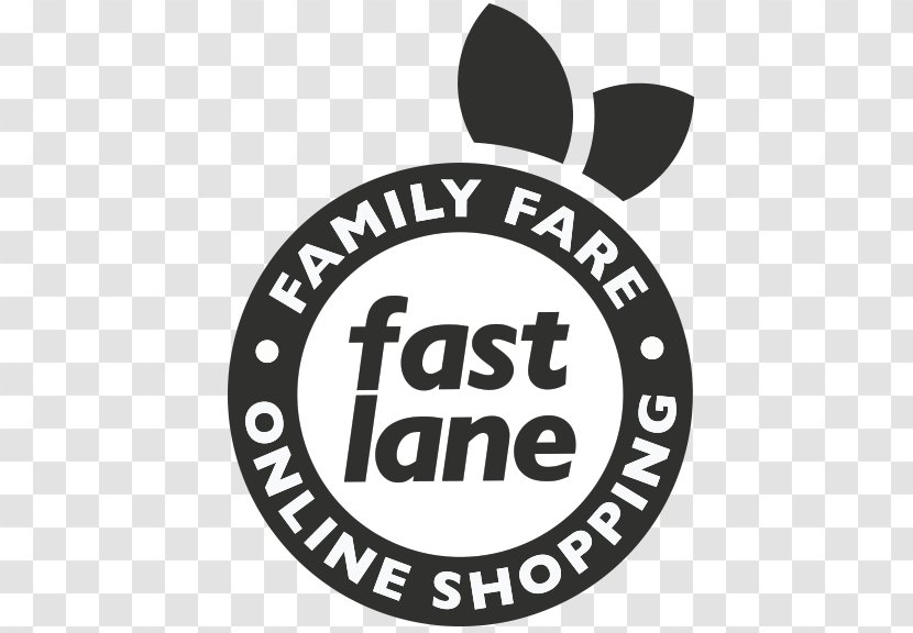 Logo White Black Brand Product - Spot Color - Fast Lane Transparent PNG