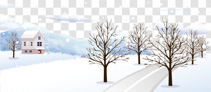 Dongzhi Lidong Xiaoxue Daxue Xiaohan - Poster - Thick Snow Road Transparent PNG