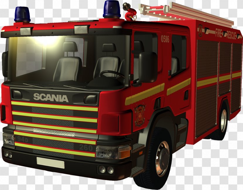 Fire Engine Car Painting Adobe Photoshop - July Transparent PNG