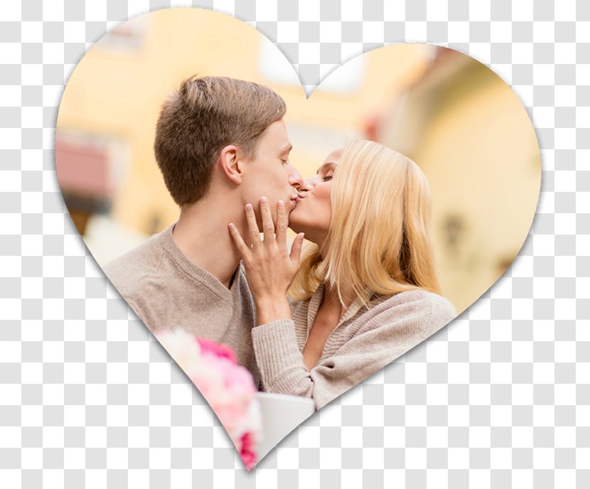 Kiss Love Couple Romance - Watercolor Transparent PNG