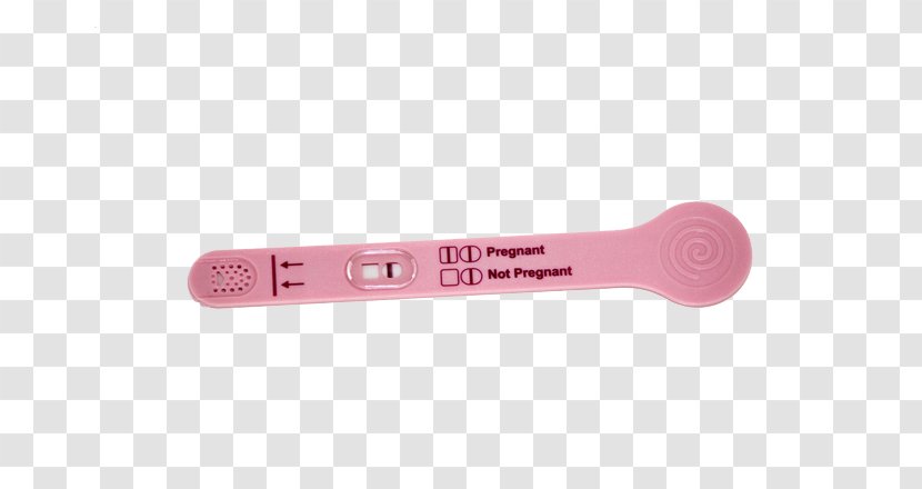 Brand Pregnancy Test - Spoon - Pink Tests Transparent PNG