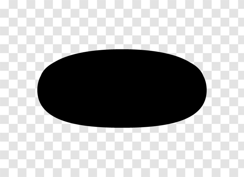 Oval Black M - Roll Dough Transparent PNG