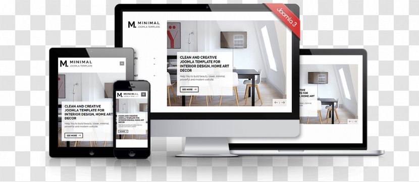 Responsive Web Design Website Development Graphic - Designer - Interior Furniture Transparent PNG
