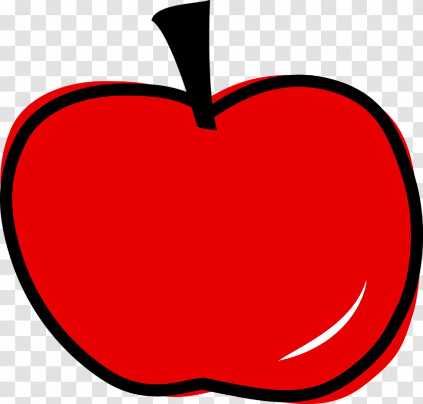 Apple Drawing Clip Art - Red Transparent PNG