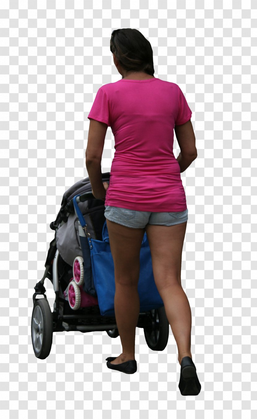 Baby Transport Woman - Image Resolution - Street Walk Transparent PNG