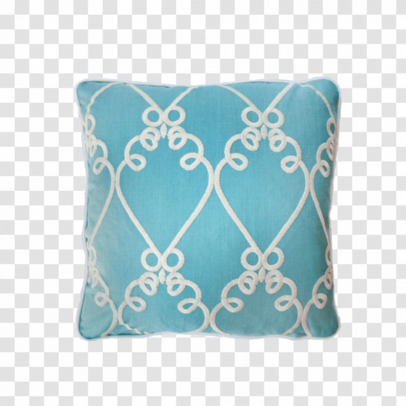 Throw Pillows Turquoise Rectangle Aqua - Blue - Pillow Transparent PNG