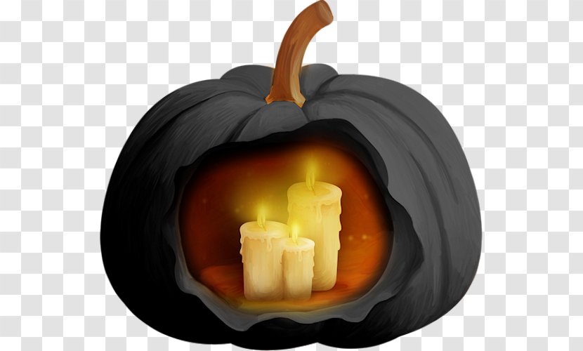 Halloween Pumpkin Art - Fruit - Candle Transparent PNG