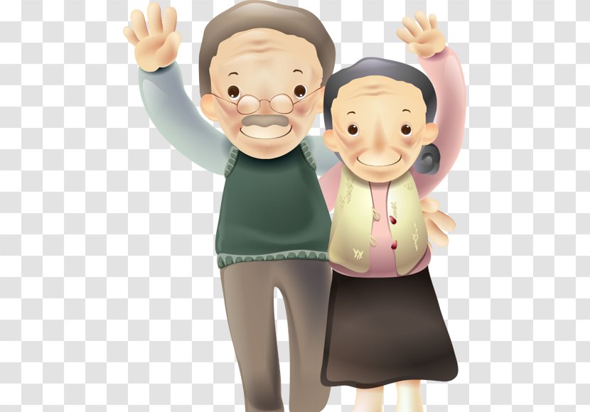 WeChat Tencent QQ U6bcdu611b - Human Behavior - Old Married Couple Transparent PNG