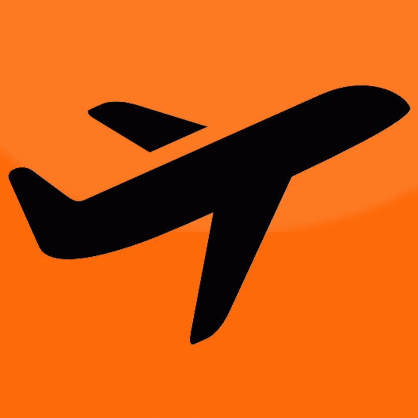 Airplane Freight Transport - Orange - Plane Transparent PNG