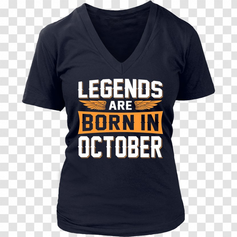 T-shirt Hoodie Birthday Gift Clothing - August - Legends Are Born Transparent PNG