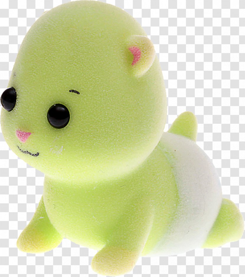 Stuffed Animals & Cuddly Toys Plush Material - Green - 123 Transparent PNG