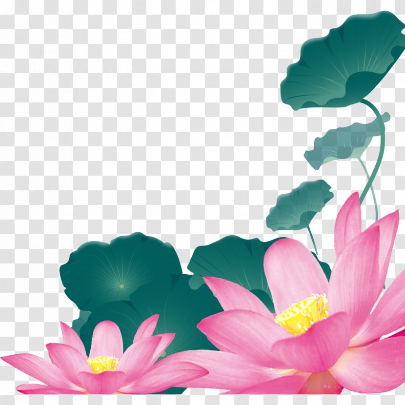 Ink Wash Painting Gongbi Chinese - Gratis - Lotus FIG Creative Transparent PNG