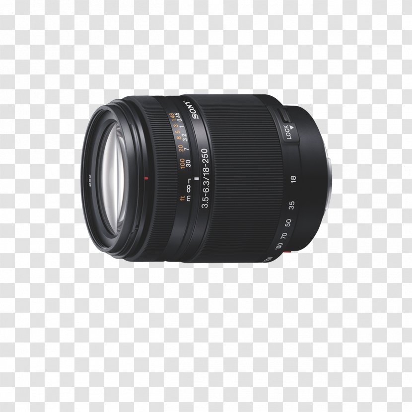 Sony α DT 18-250mm F/3.5-6.3 SLT Camera Lens - Lenses For Slr And Dslr Cameras Transparent PNG