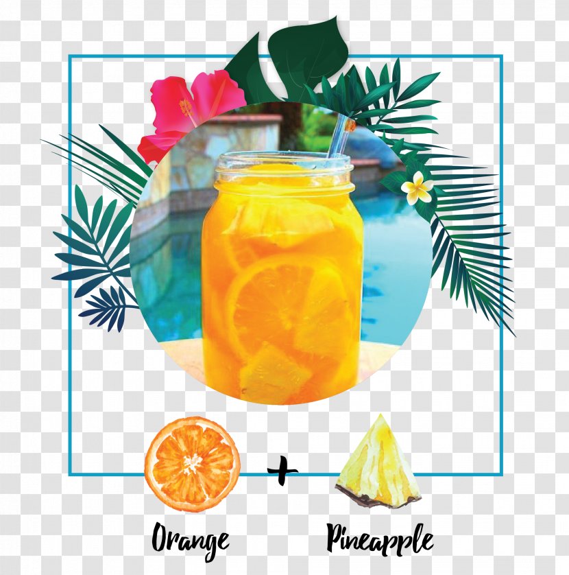 Orange Drink Juice Cocktail Garnish Mai Tai - Spritz Transparent PNG