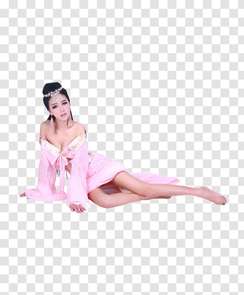 Hanfu Clothing Dance Skirt Taobao - Silhouette - 美女 Transparent PNG