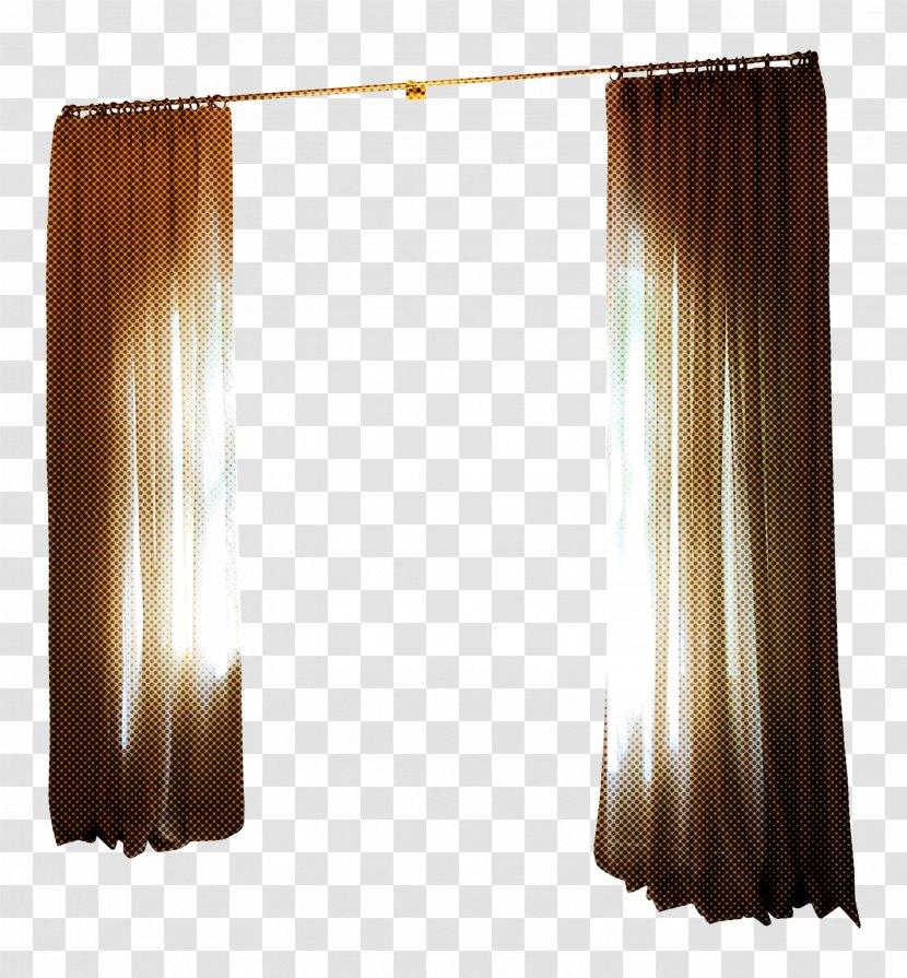 Curtain & Drape Rails Drapery Voile Lighting - Brown - Shade Lamp Transparent PNG
