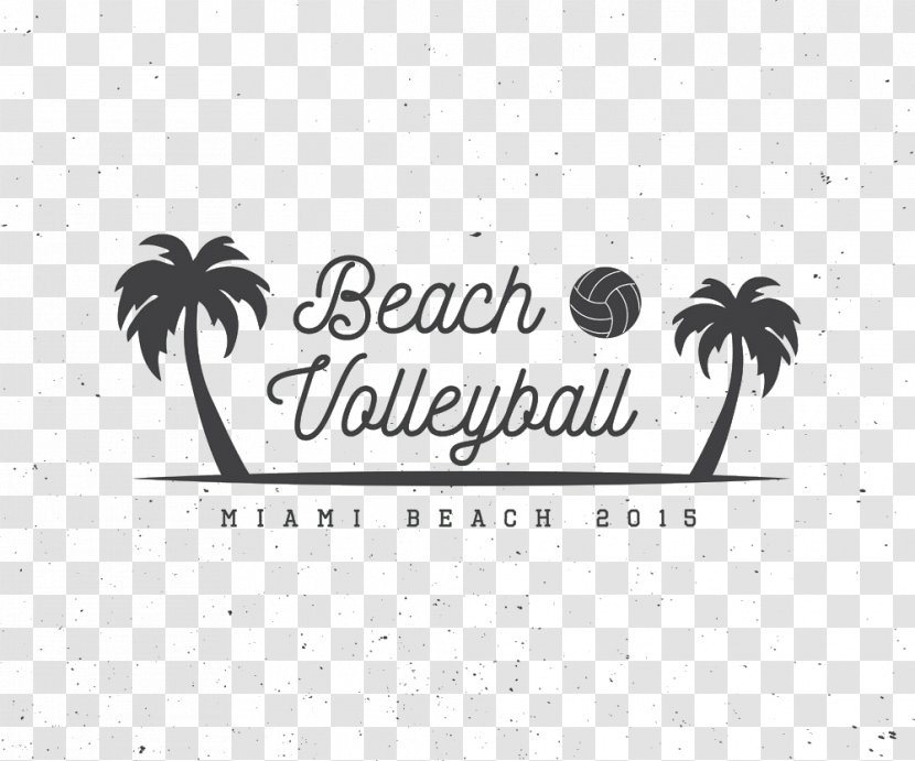 Beach Volleyball Logo Illustration - Sport - Palm Transparent PNG