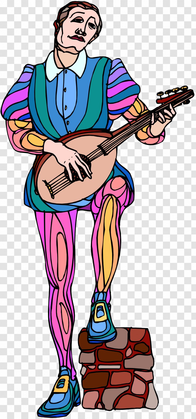 Guitar Cartoon - Jimi Hendrix - Banjo Music Artist Transparent PNG