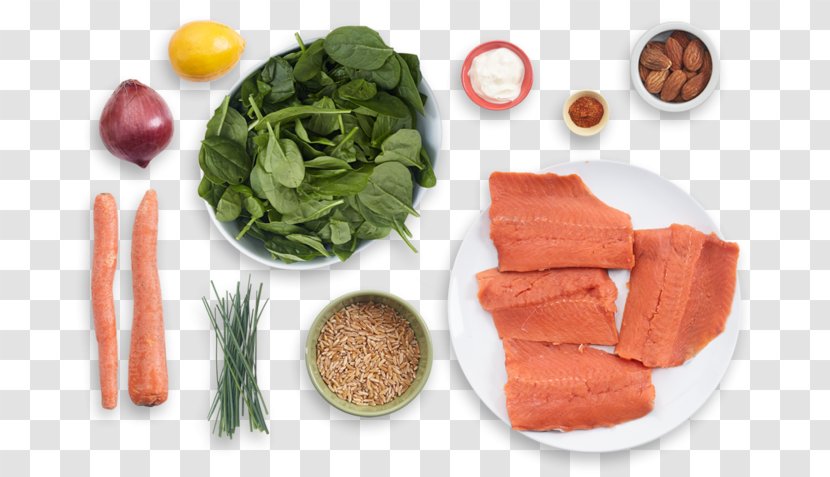Smoked Salmon Vegetarian Cuisine Leaf Vegetable Food Recipe - Supermarket Transparent PNG