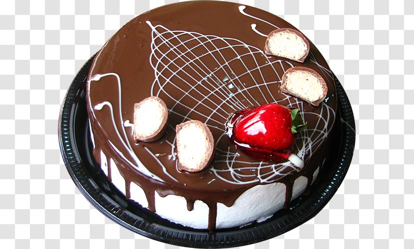 Chocolate Cake Sachertorte Ganache Frosting & Icing - Bolo Transparent PNG