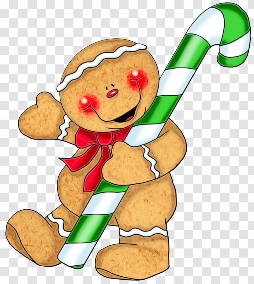 Christmas Gingerbread Man - Cartoon Transparent PNG