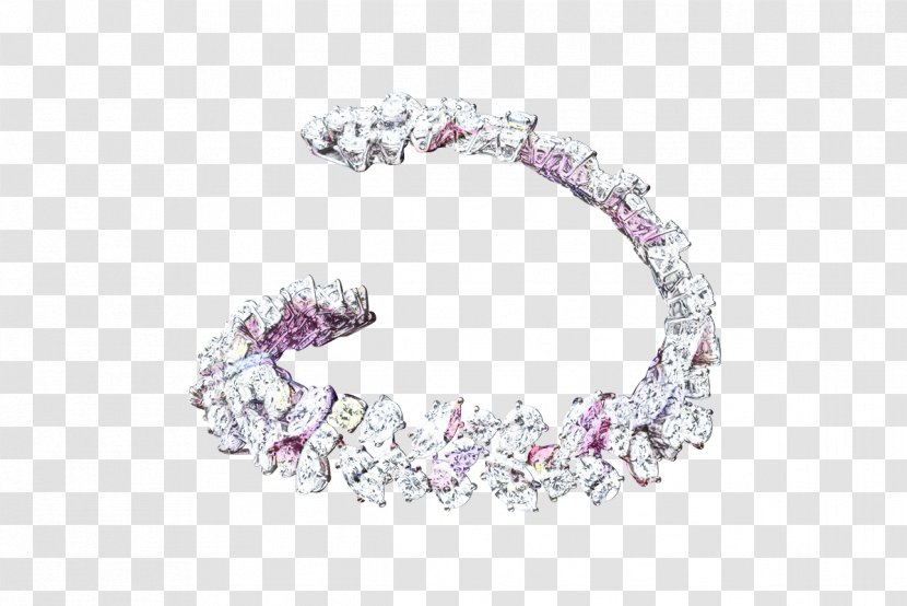 Pink Background - Bracelet - Amethyst Diamond Transparent PNG