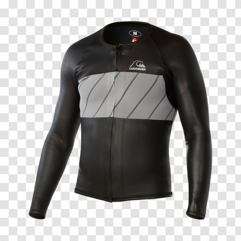 Leather Jacket Quiksilver Gilets Rip Curl - Watercolor Transparent PNG