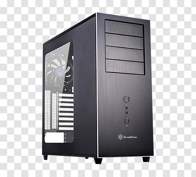 Computer Cases & Housings Power Supply Unit SilverStone Technology MicroATX - Atx - Silverstone Classic Transparent PNG