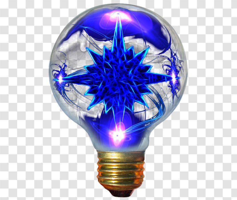 Christmas Ornament Cobalt Blue Sphere - Electric - Bright Transparent PNG