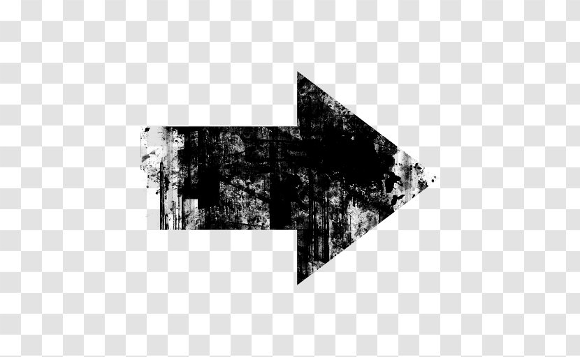 Arrow Button Heart Symbol - Grunge Frame Transparent PNG