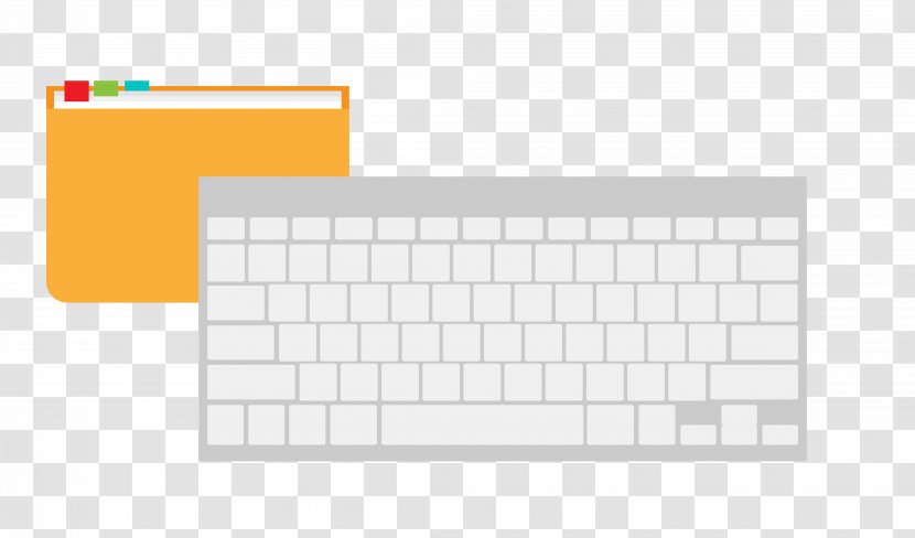 Computer Keyboard Laptop Space Bar Pattern - Brand - Vector Folder Material Transparent PNG