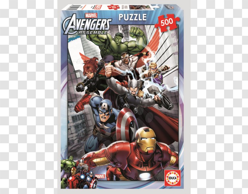 Hulk Thor Falcon Iron Man Avengers - Marvel Assemble Transparent PNG