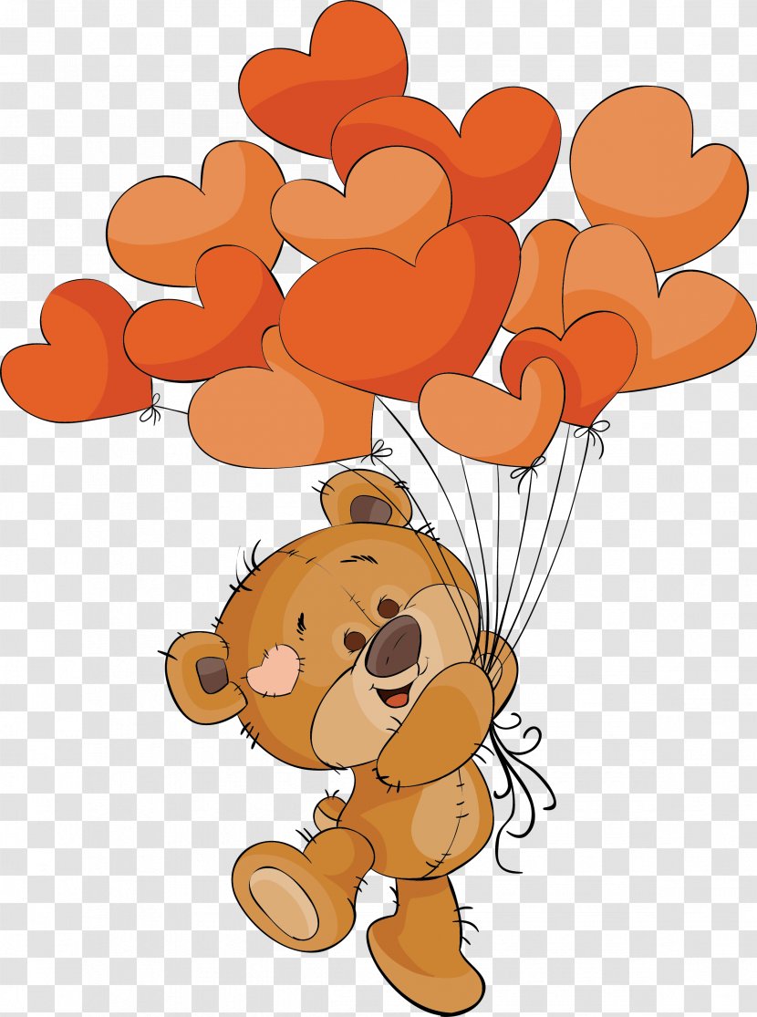 Valentines Day Balloon Illustration - Cartoon - Of Love Transparent PNG
