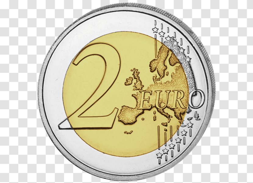 Euro Coins 2 Coin Banknotes - 50 Fen Transparent PNG