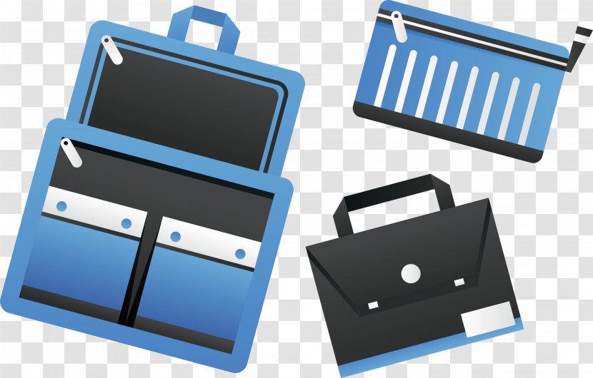 Satchel Blue Bag - Directory - Folder Transparent PNG