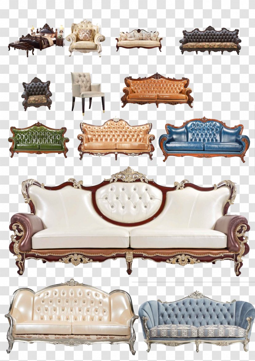 Table Couch Furniture Chair - Sofa Transparent PNG