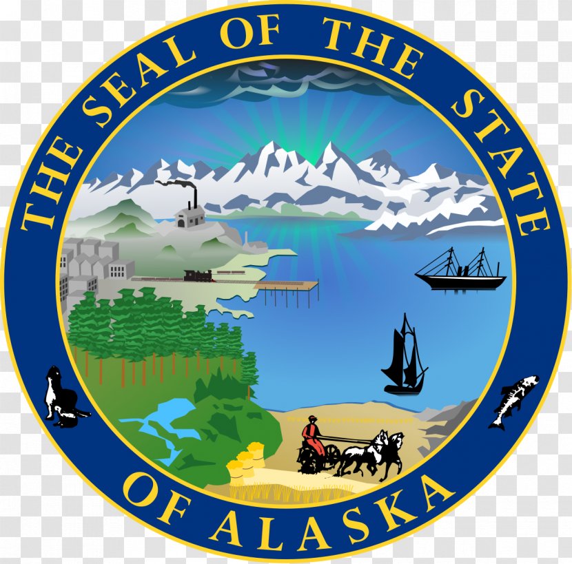 Alaska State Capitol Seal Of Purchase Great The United States - Wikipedia - Prohibited Passage Transparent PNG