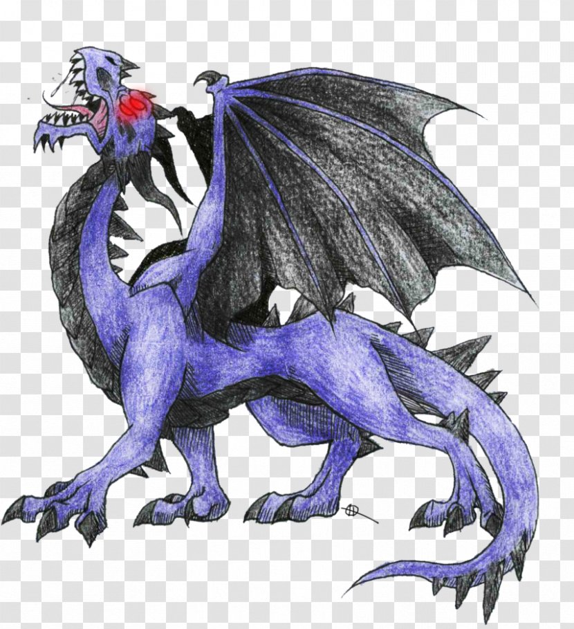 Dragon Cartoon Legendary Creature Supernatural - Purple - Night Fury Transparent PNG