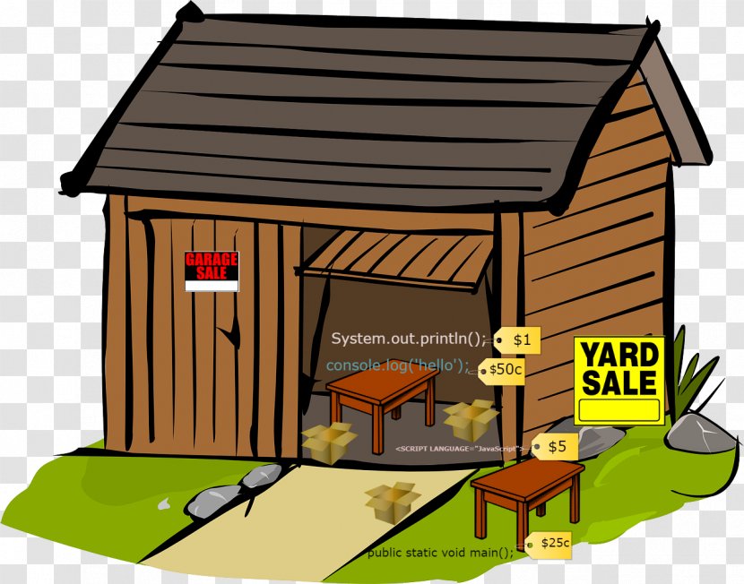 Clip Art Vector Graphics Transparency House - Shed - Garage Sale Mystery Transparent PNG