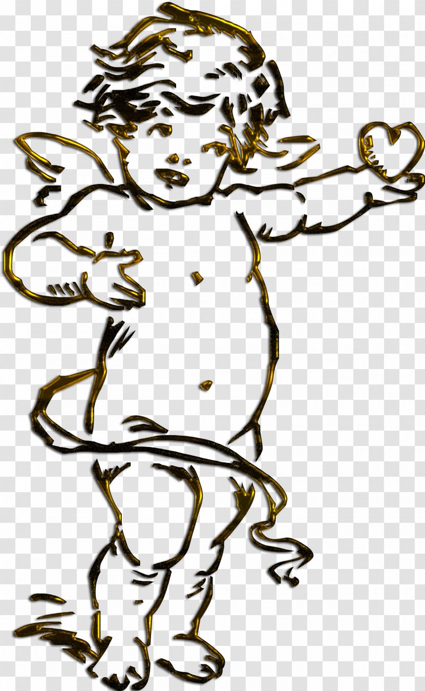 Coloring Pages Angel Cherub - Organism - Cupid Transparent PNG